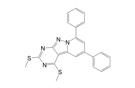 Pyrido[1',2':1,5]pyrazolo[3,4-d]pyrimidine, 2,4-bis(methylthio)-6,8-diphenyl-