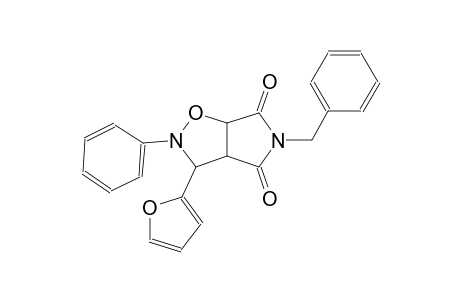 5-benzyl-3-(2-furyl)-2-phenyldihydro-2H-pyrrolo[3,4-d]isoxazole-4,6(3H,5H)-dione