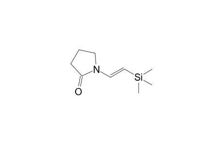 (E)-N-((2-Trimethylsilyl)vinyl)pyrrolidinone