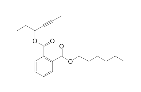 Phthalic acid, hex-2-yn-4-yl hexyl ester