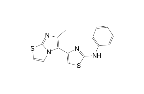 2-thiazolamine, 4-(6-methylimidazo[2,1-b]thiazol-5-yl)-N-phenyl-