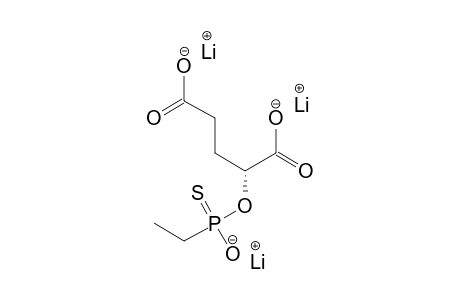 (+)-P-2-(S)-[HYDROXY-(ETHYL)-PHOSPHINOTHIOYLOXY]-PENTANEDIOIC-ACID-TRILITHIUM-SALT