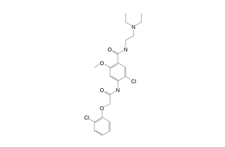 6'-chloro-2-(o-chlorophenoxy)-4'-{[2-(diethylamino)ethyl]carbamoyl}-2-ethyl-2-phenyl-m-acetanisidide