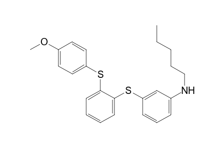 2-(4-Methoxyphenylthio)-3'-(pentylamino)diphenyl sulfide