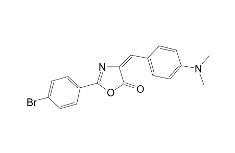 (4E)-2-(4-bromophenyl)-4-[4-(dimethylamino)benzylidene]-1,3-oxazol-5(4H)-one