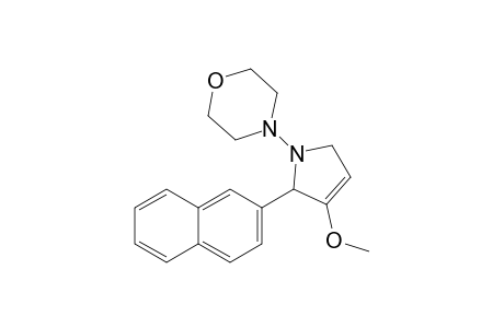 N-Morpholino-2-.beta.-naphthyl-3-methoxy-2,5-dihydropyrrole