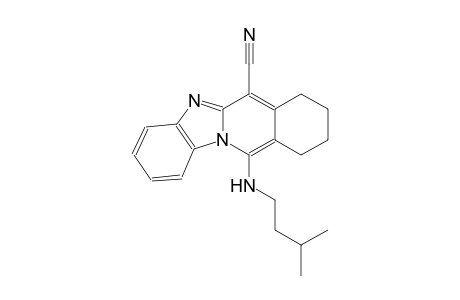 11-(isopentylamino)-7,8,9,10-tetrahydrobenzimidazo[1,2-b]isoquinoline-6-carbonitrile