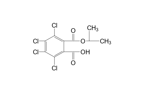 tetrachlorophthalic acid, monoisopropyl ester