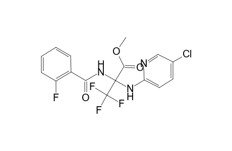 alanine, N-(5-chloro-2-pyridinyl)-3,3,3-trifluoro-2-[(2-fluorobenzoyl)amino]-, methyl ester