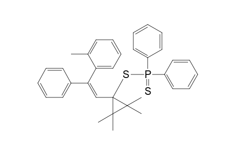 1-(2-phenyl-2-o-tolylvinyl)-2,2,3,3-tetramethylcyclopropyldiphenylphosphinodithioate