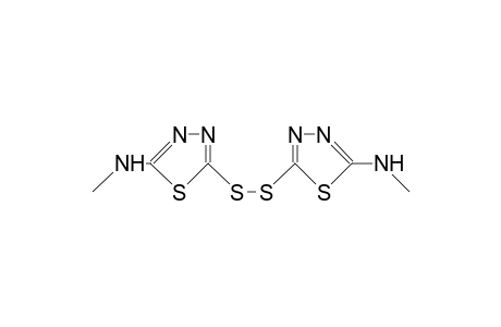 Bis(5-methylamino-1,3,4-thiadiazol-2-yl)-disulfide