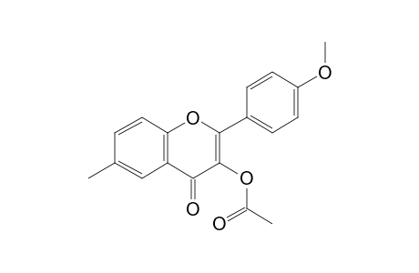 3-(Acetyl)oxy-4'-methoxy-6-methylflavone