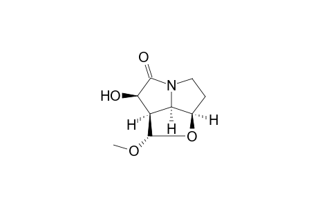 (+)-(1R,5AS,7S,7AR,7BR)-1-HYDROXY-7-METHOXY-6-OXAOCTAHYDRO-2H-CYCLOPENTA-[GH]-PYRROLIZIN-2-ONE