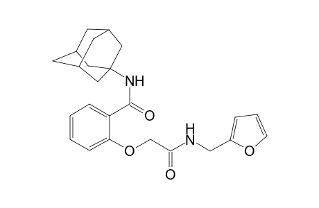 N-(1-adamantyl)-2-{2-[(2-furylmethyl)amino]-2-oxoethoxy}benzamide