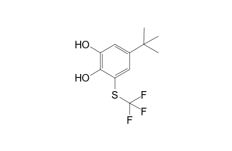 5-(tert-Butyl)-3-[(trifluoromethyl)thio]benzene-1,2-diol