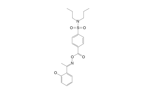 N,N-dipropyl-p-{[(a-methylsalicylidene)aminooxy]carbonyl}benzenesulfonamide