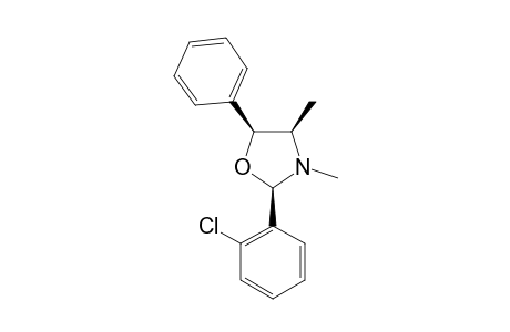 (2S,4S,5R)-2-(2-CHLOROPHENYL)-3,4-DIMETHYL-5-DIPHENYL-OXAZOLIDINE