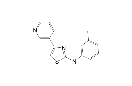 N-(3-Methylphenyl)-4-(3-pyridinyl)-1,3-thiazol-2-amine