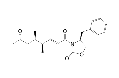 4-Benzyl-3-(7'-hydroxy-4,5-dimethyl-2'-octtenoyl)-2-oxazolidinone