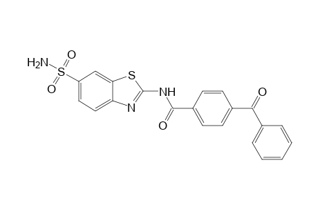 N-[6-(Aminosulfonyl)-1,3-benzothiazol-2-yl]-4-benzoylbenzamide