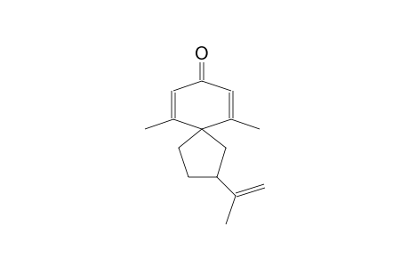 6,10-dimethyl-2-prop-1-en-2-ylspiro[4.5]deca-6,9-dien-8-one