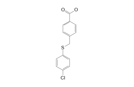 alpha-[(p-CHLOROPHENYL)THIO]-p-TOLUIC ACID