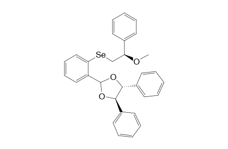 2-(R,R)-[4,5-Diphenyl-1,3-dioxolan-2-yl]-1-{[(R)-(2-methoxy-2-phenyl)ethyl]seleno}benzene