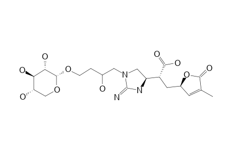 PLUMBAGOSIDE_D;PLUMBAGINE_G-ALPHA-D-XYLOSIDE