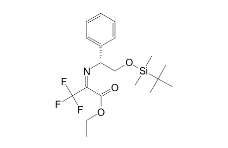 (E)-1-ETHOXYCARBONYL-2,2,2-TRIFLUOROETHYLIDENE-[(1R)-2-TERT.-BUTYLDIMETHYLSILYLOXY-1-PHENYLETHYLAMINE]