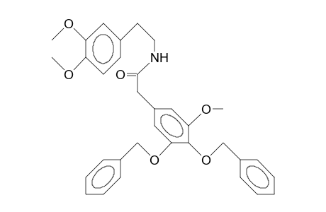 N-[2-(3,4-Dimethoxy-phenyl)-ethyl]-4,5-dibenzyloxy-3-methoxy-phenyl-acetamide