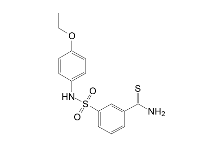 m-[(p-ethoxyphenly)sulfamoyl]thiobenzamide