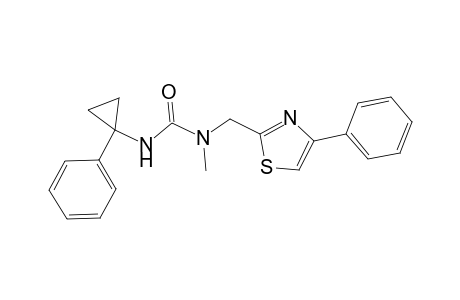 urea, N-methyl-N'-(1-phenylcyclopropyl)-N-[(4-phenyl-2-thiazolyl)methyl]-