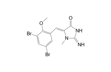 (5Z)-2-amino-5-(3,5-dibromo-2-methoxy-benzylidene)-1-methyl-2-imidazolin-4-one