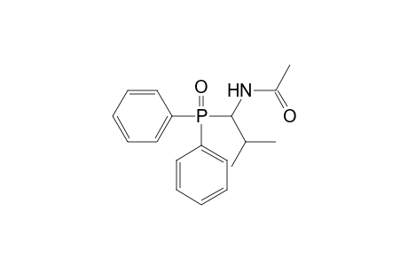 N-[1-(diphenylphosphinyl)-2-methylpropyl]acetamide