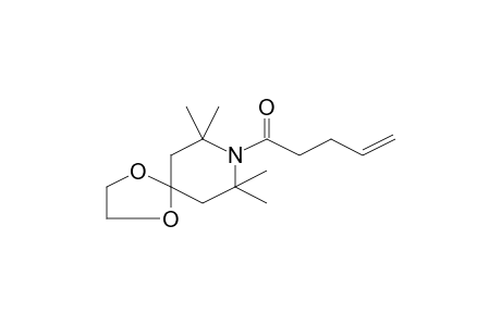 1-(7,7,9,9-Tetramethyl-1,4-dioxa-8-aza-spiro[4.5]dec-8-yl)-pent-4-en-1-one