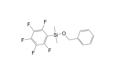 (Benzyloxy)(dimethyl)(2,3,4,5,6-pentafluorophenyl)silane