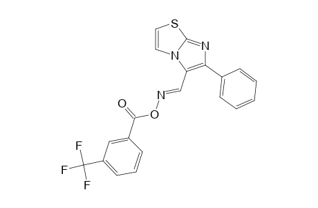 6-PHENYLIMIDAZO[2,1-b]THIAZOLE-5-CARBOXALDEHYDE, O-(alpha,alpha,alpha-TRIFLUORO-m-TOLUOYL)OXIME