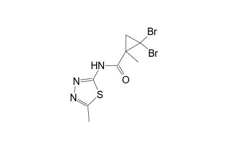 2,2-dibromo-1-methyl-N-(5-methyl-1,3,4-thiadiazol-2-yl)cyclopropanecarboxamide