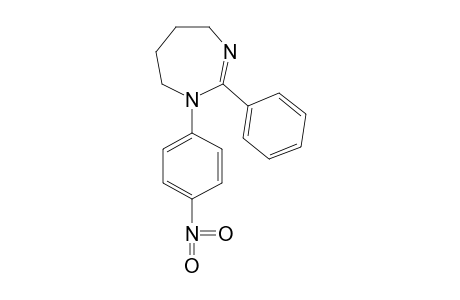 1-(p-nitrophenyl)-2-phenyl-4,5,6,7-tetrahydro-1H-1,3-diazepine