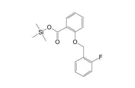 2-[(2-Fluorobenzyl)oxy]benzoic acid, trimethylsilyl ester