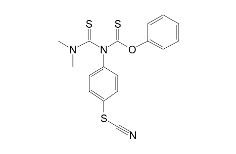 o-Phenyl 4,4-dimethyl-2-(p-thiocyanatophenyl)-1,3-dithioallophanate