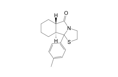 trans-9b-(p-tolyl)-2,3,5a,6,7,8,9,9a-octahydrothiazolo[2,3-a]isoindol-5-one