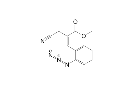 Methyl 3-(2'-azidophenyl)-2-cyanomethyl-2-propenoate