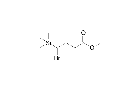 Methyl 4-bromo-4-(trimethylsilyl)butane-2-carboxylate
