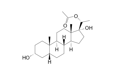 5β-pregnane-3α,17,20β-triol, 20-acetate