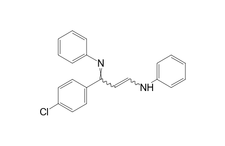 3-(p-chlorophenyl)-N-phenyl-3-(phenylimino)propenylamine