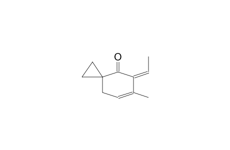 (Z)-5-Ethylidene-6-methyl-spiro(2.5)oct-6-en-4-one