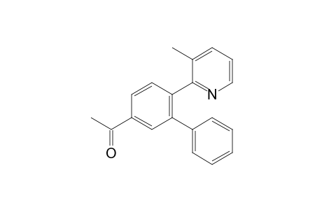 1-(6-(3-methylpyridin-2-yl)-[1,1'-biphenyl]-3-yl)ethan-1-one