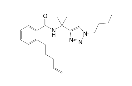 N-[2-(1-n-Butyl-1H-1,2,3-triazol-4-yl)propan-2-yl]-2-(pent-4-en-1-yl)benzamide