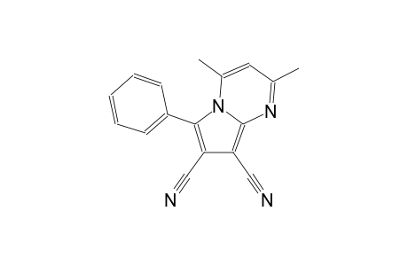 2,4-dimethyl-6-phenylpyrrolo[1,2-a]pyrimidine-7,8-dicarbonitrile